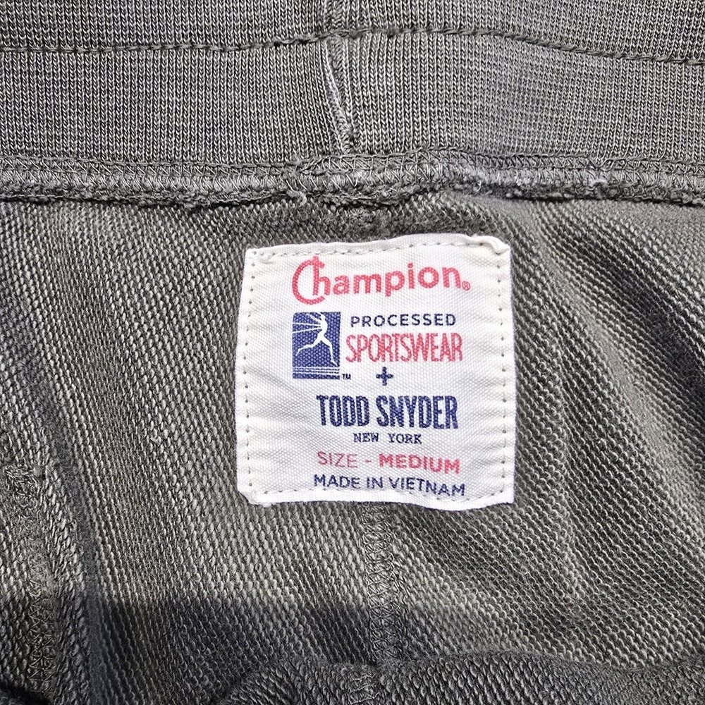 Todd Snyder Champion Sweatpant Mens Size Medium Green Cargo Joggers Cotton - Picture 2 of 9